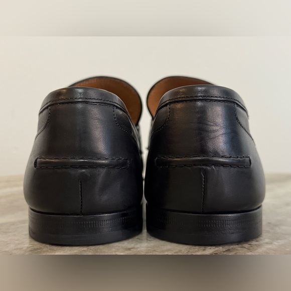 GUCCI Jordaan Horsebit Black Leather Loafer 8 / 8.5 US 1953 Moccasin $1100 - Picture 7 of 11